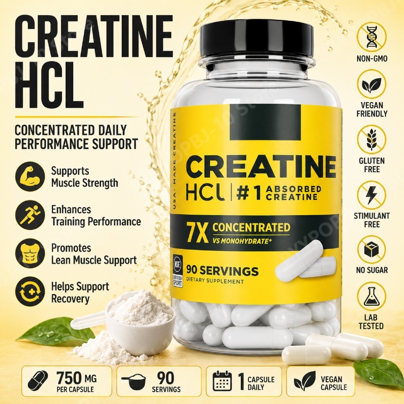 Fitness With Nutrition - Креатин HCl 750 мг, 90 капсул,