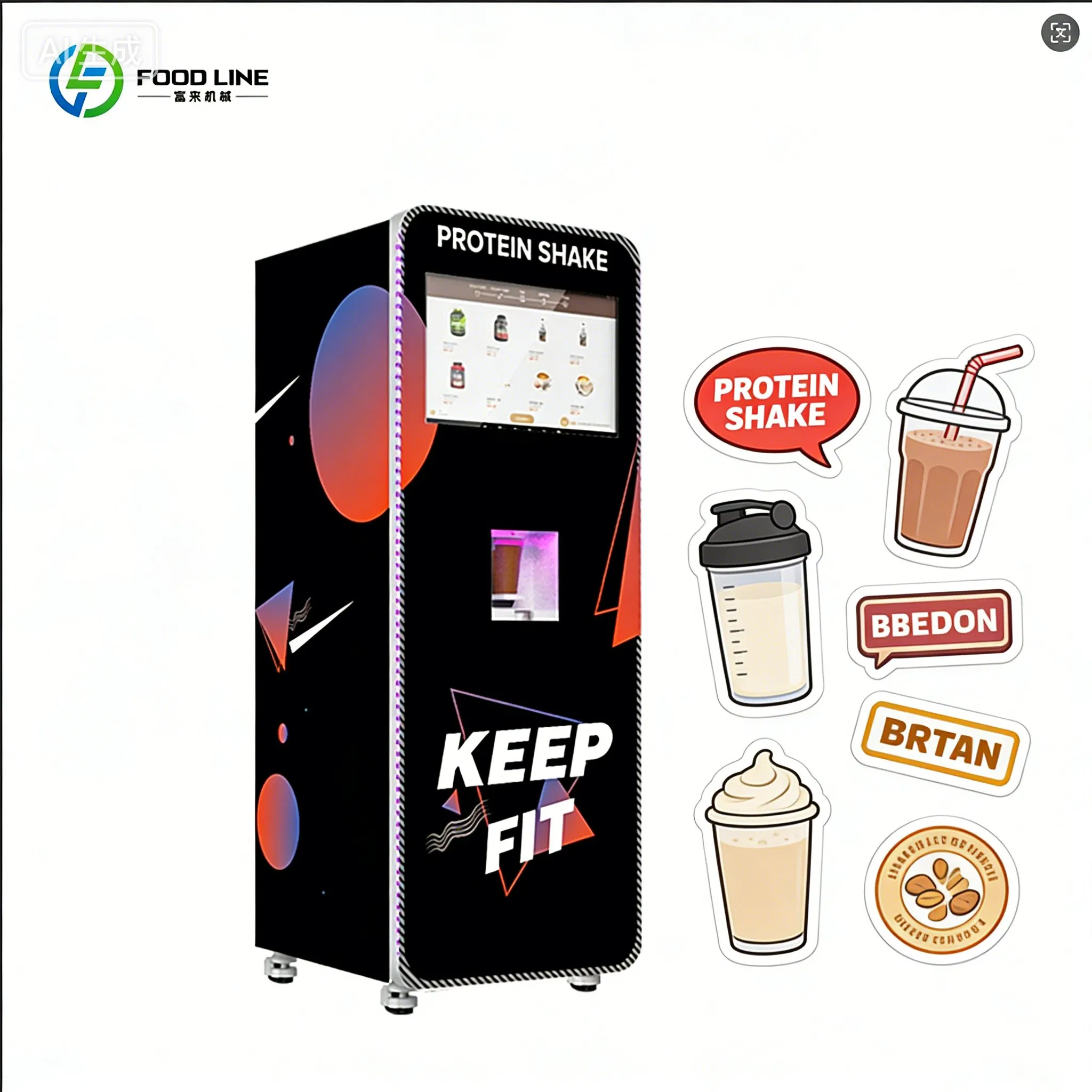 Fitness Nutrition Protein - Автоматический аппарат для приготовления протеиновых коктейлей,