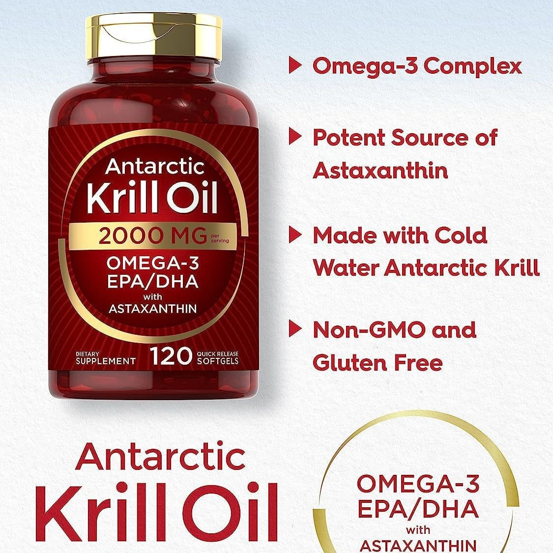 Fitness With Nutrition - Мягкие капсулы с маслом Krill, дополняющие