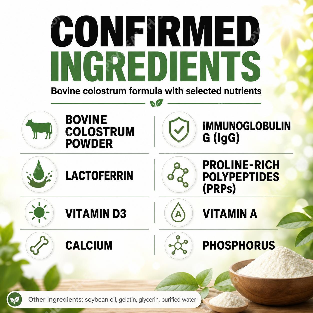 Порошок молозива Googeer: Подд – обзор и цена Colostrum Bovine Powder