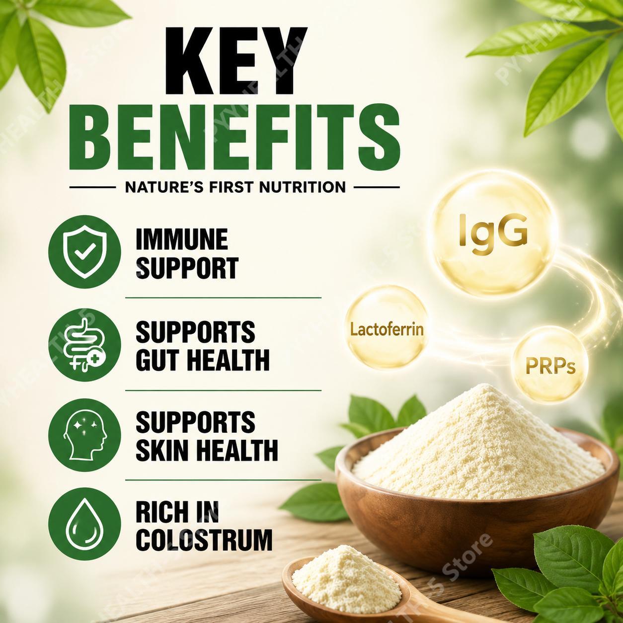 Порошок молозива Googeer: Подд – обзор и цена Colostrum Bovine Powder