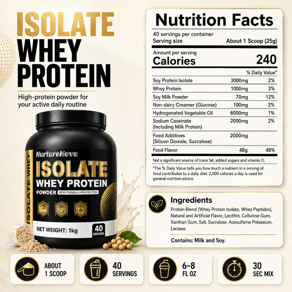 Протеиновый порошок NurtureNov – обзор и цена Fitness Nutrition Protein