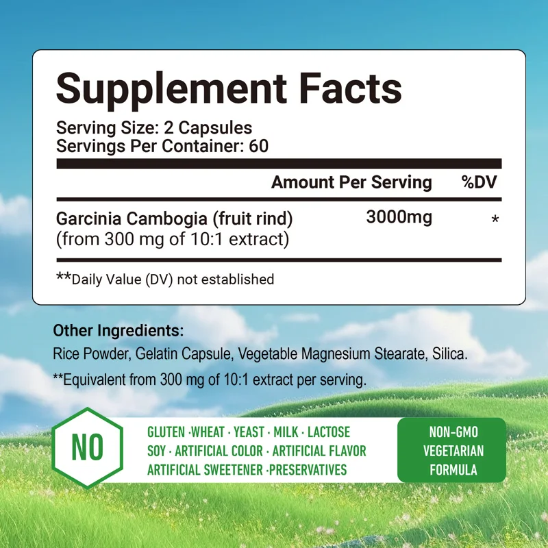 Капсулы Garcinia Cambogia — сж – обзор и цена Garcinia Cambogia Extract